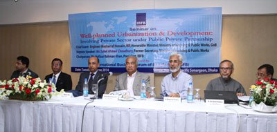 IBFB’s Seminar on Well-planned Urbanization & Development: Involving Private Sector under Public Private Partnership (PPP)