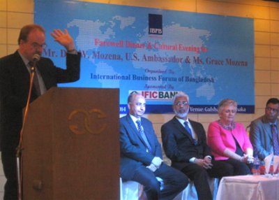 “Good governance is a major concern for Bangladesh’s development”, U.S. Ambassador in IBFB’s Farewell Dinner