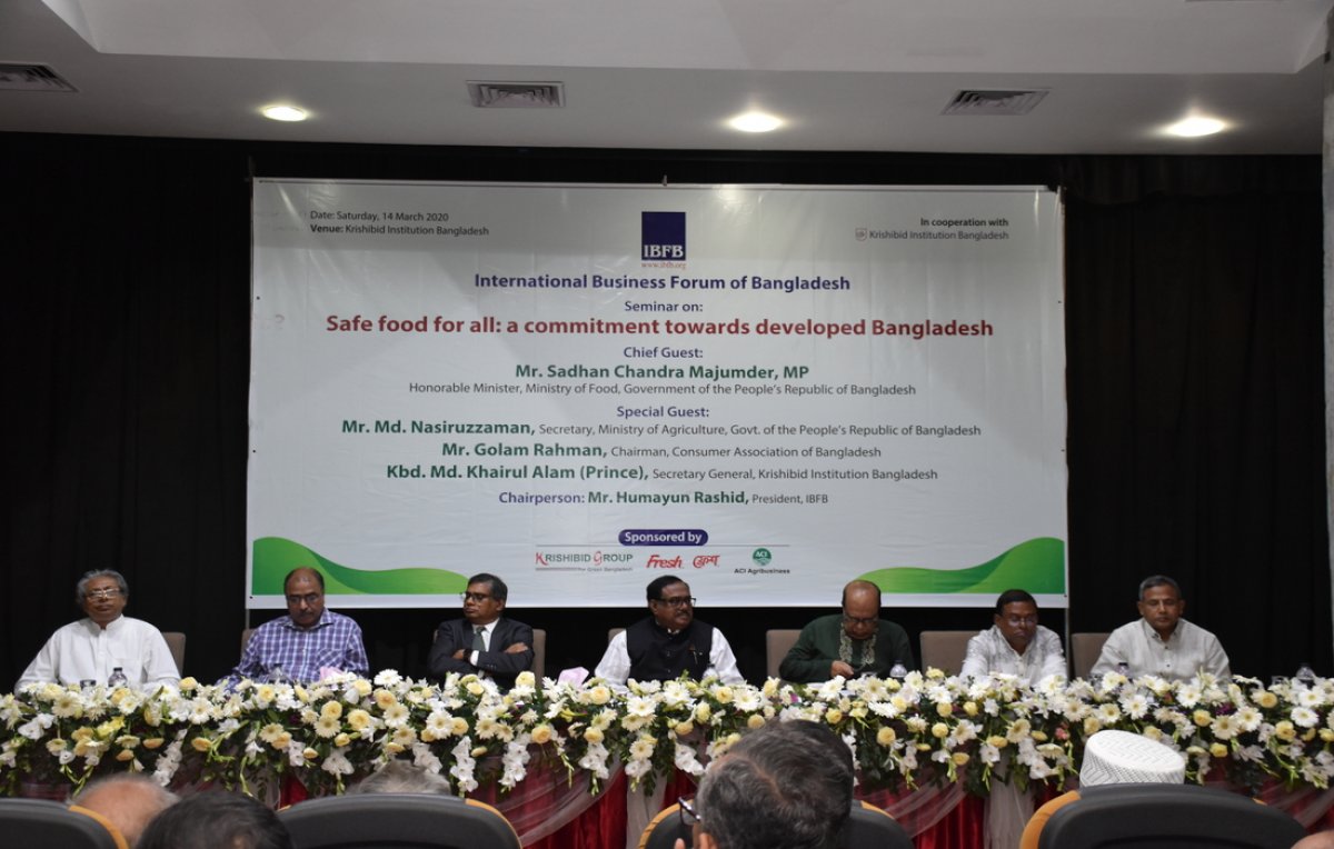 Seminar on &ldquo;Safe food for all: a commitment towards developed Bangladesh&rdquo;