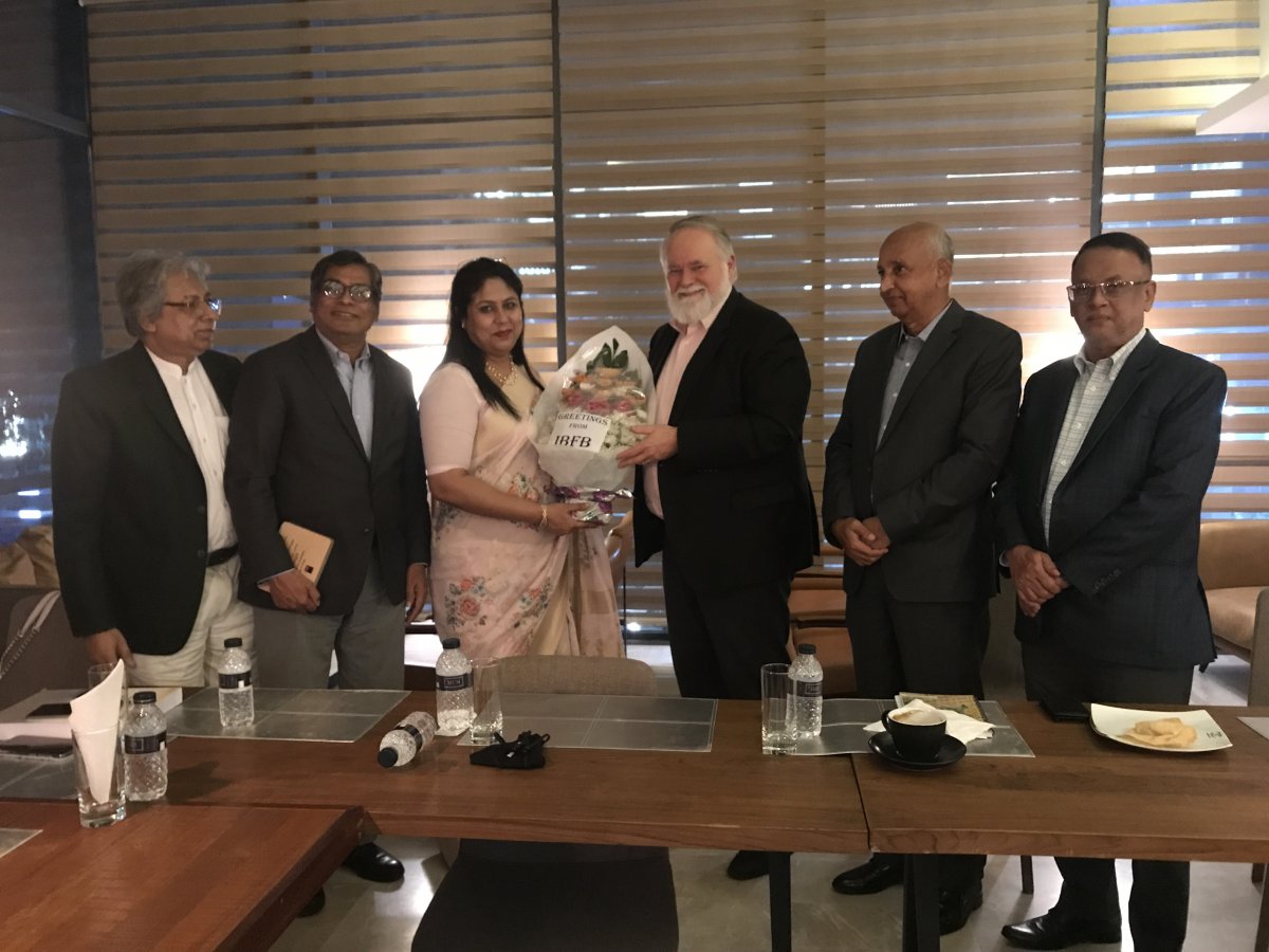 <strong>Mr.</strong><span>&nbsp;</span><strong>Jeffrey Dirks,&nbsp;</strong><span>Economic Officer, US Embassy in Bangladesh met with IBFB Board of Directors</span>